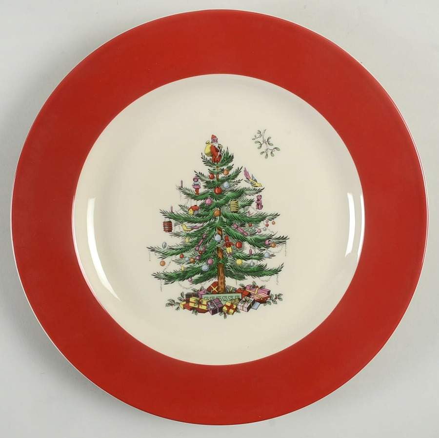 Christmas Tree Dinner Plate by Spode-1