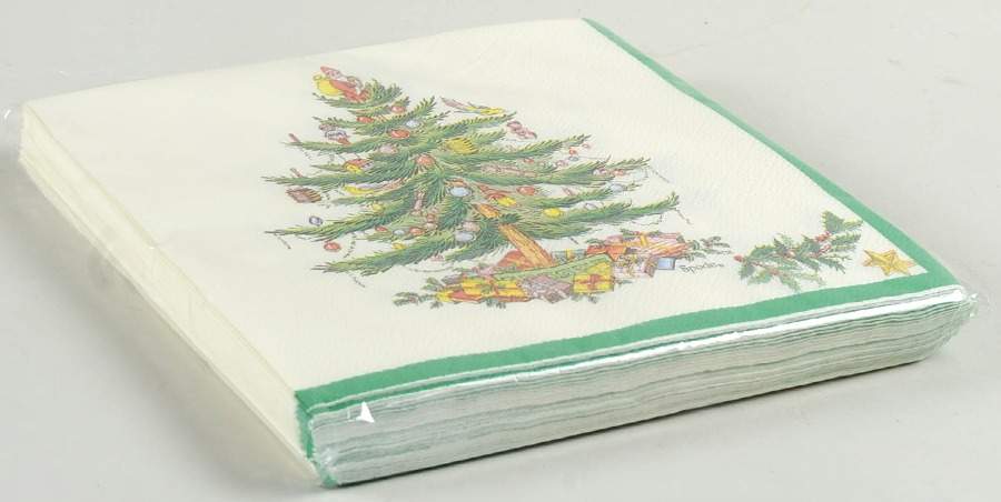 Christmas Tree Package of Paper Luncheon Napkins by Spode-1