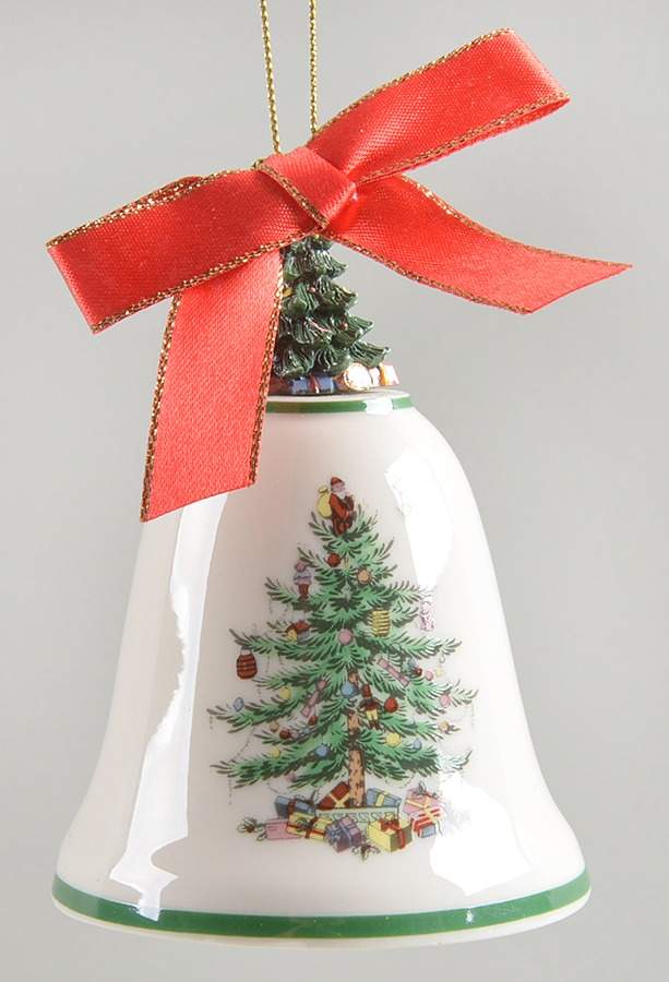 Christmas Tree Ornaments Tree Bell - No Box by Spode-1