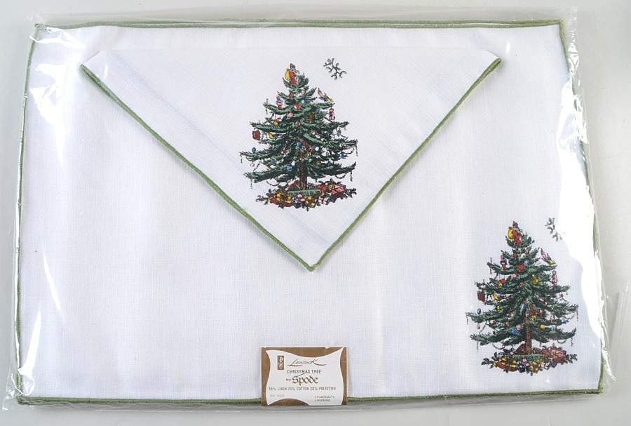Christmas Tree 8 Piece Set (4 NAPC2 & 4 PMCM3) by Spode-1
