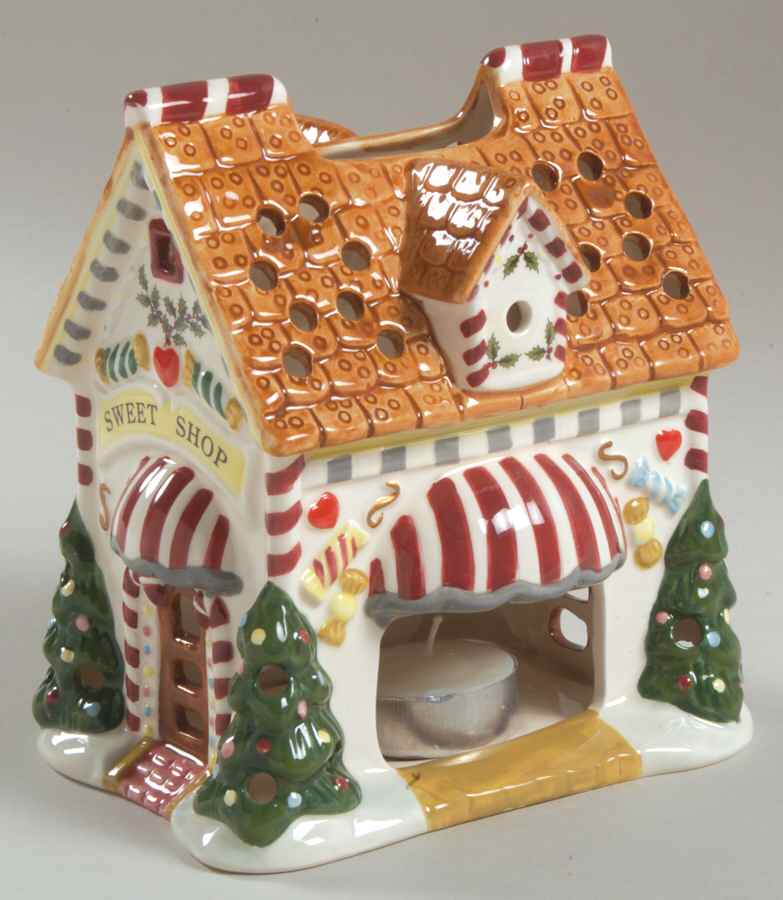 Christmas Tree Sweet Shop Votive Candleholder by Spode-1