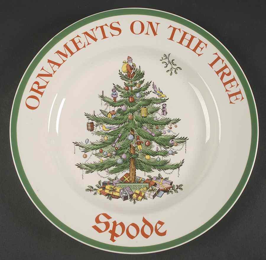 Christmas Tree Advertising Dinner Plate by Spode-1