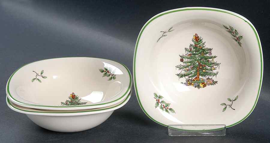Christmas Tree Individual Dip Dish - Set of 3 by Spode-1