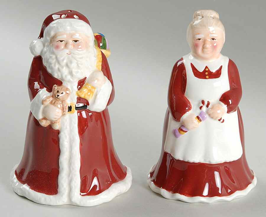 Christmas Tree Figural Salt & Pepper Set by Spode-1