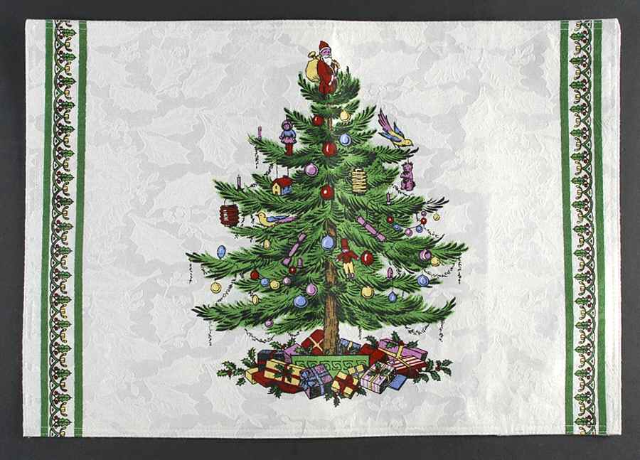 Christmas Tree Cloth Placemat by Spode-1