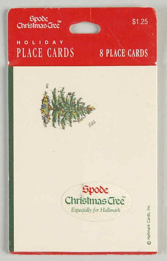Christmas Tree (Set of 8) Paper Place Cards by Spode-1