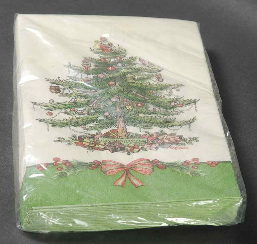 Christmas Tree Package of Paper Guest Dinner Napkins by Spode-1
