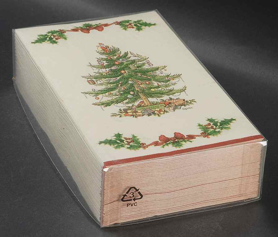 Christmas Tree Package of Paper Guest Towel Napkins by Spode-1