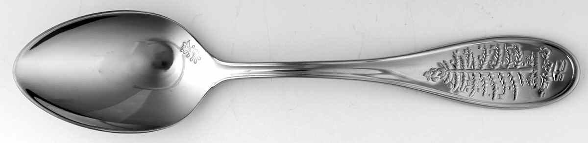Christmas Tree Place Spoon/Oval Soup-All Stainless by Spode-1