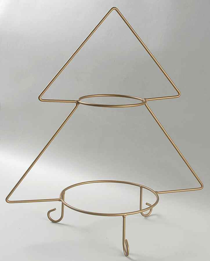 Christmas Tree Metal Tree Shaped Stand(Holds Dinner&Salad Plates) by Spode-1