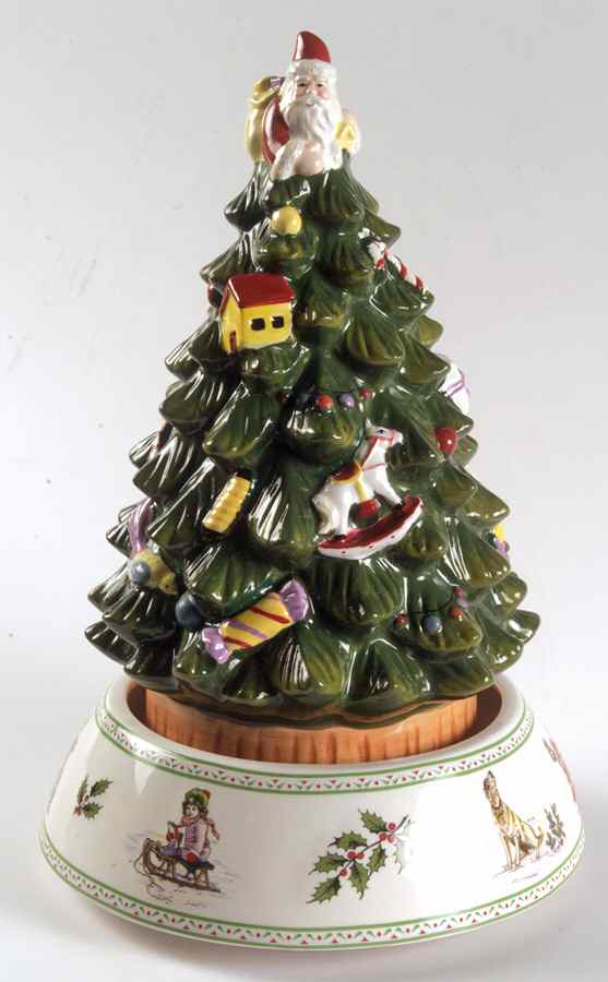 Christmas Tree Christmas Tree Musical Centerpiece by Spode-1