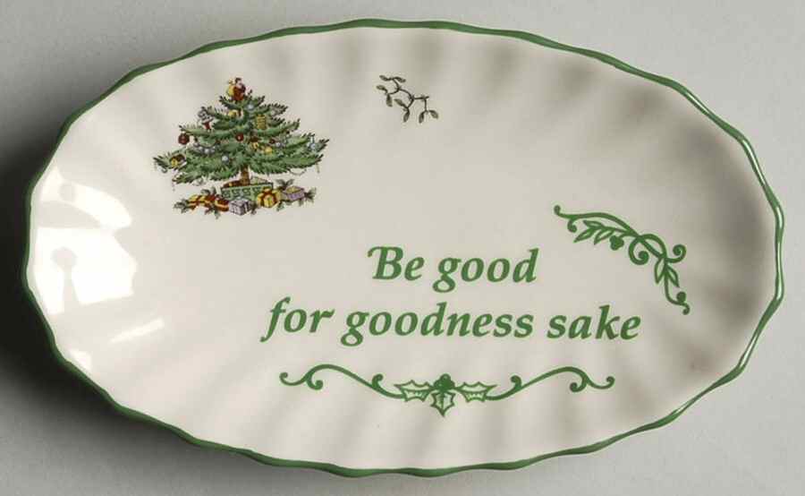 Christmas Tree 5" Trinket Tray by Spode-1