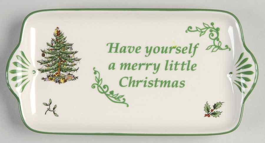 Christmas Tree 5" Trinket Tray by Spode-1