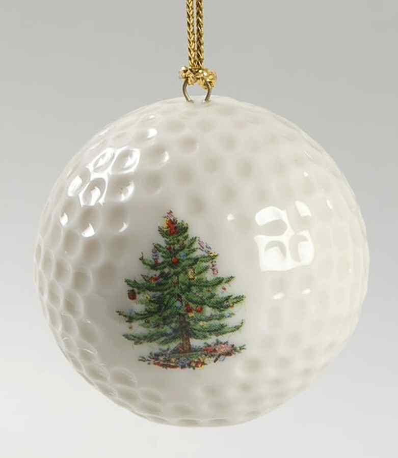 Christmas Tree Ornaments Golf Ball - Boxed by Spode-1
