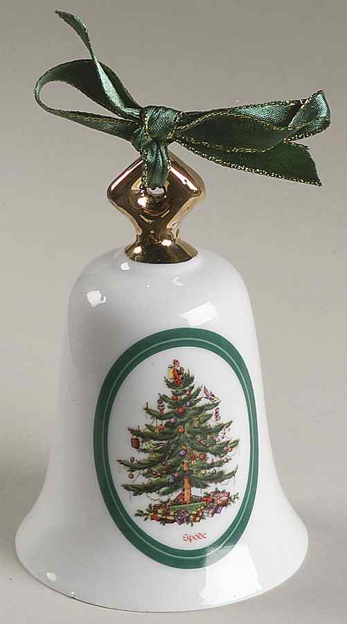 Christmas Tree Ornaments Bell Ornament - No Box by Spode-1