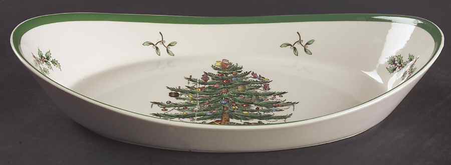 Christmas Tree Bread Tray by Spode-1