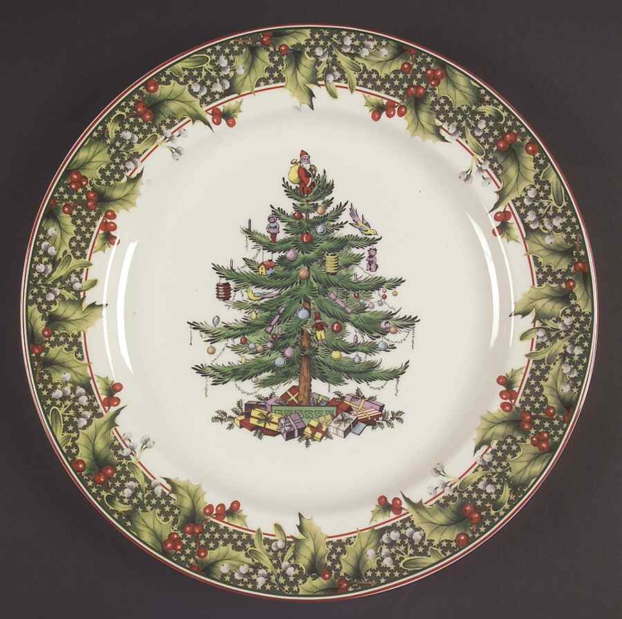 Christmas Tree 2006 Annual 12" Round Buffet Plate by Spode-1