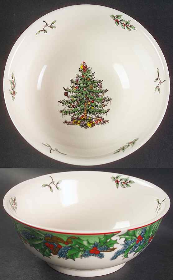 Christmas Tree Open Candy Dish by Spode-1