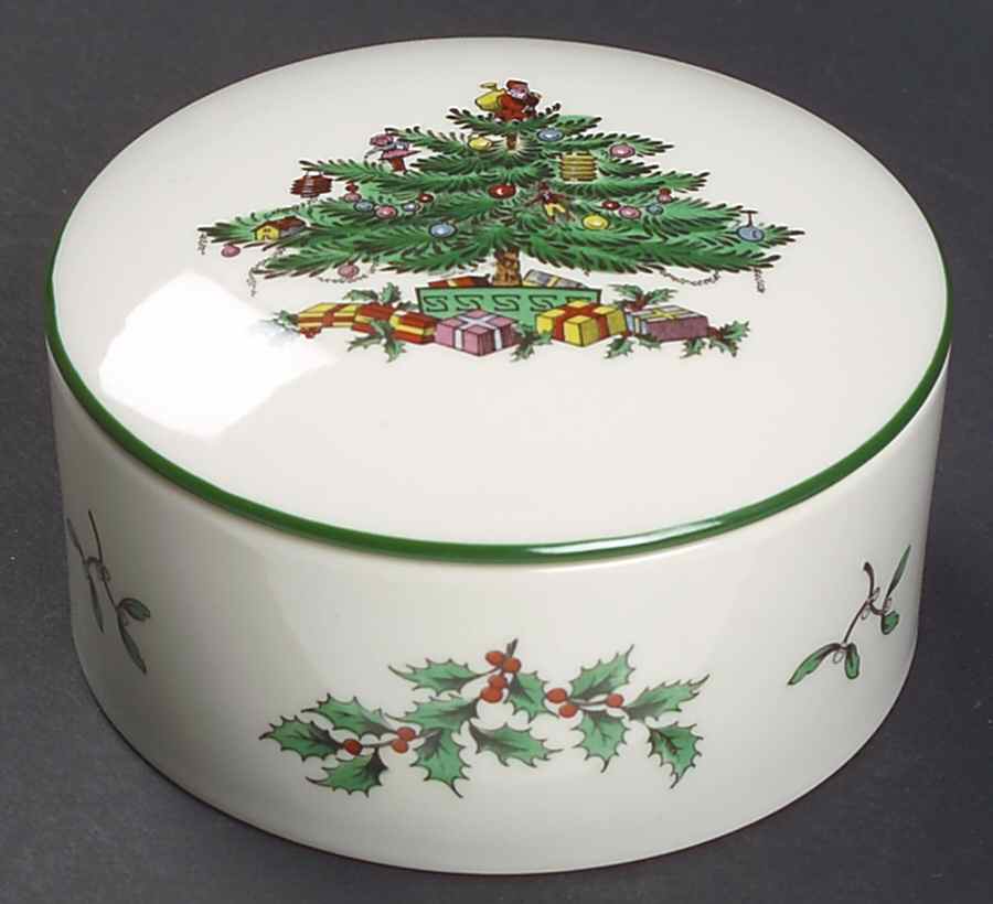 Christmas Tree Small Candy Box by Spode-1