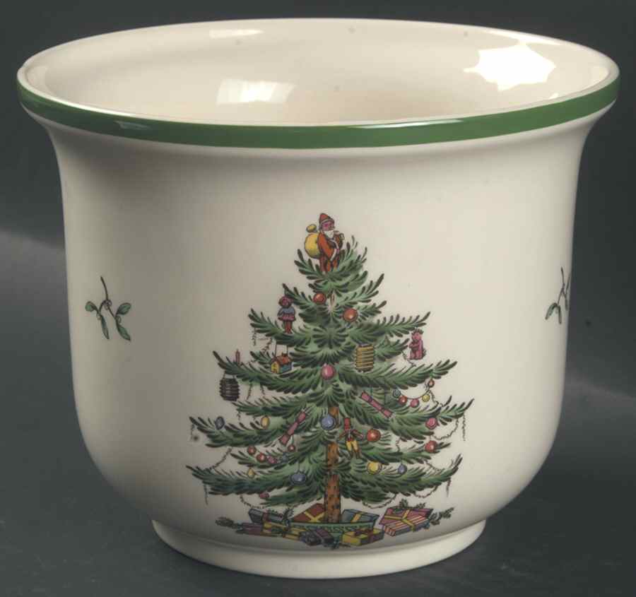 Christmas Tree 5" Cachepot by Spode-1