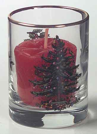 Christmas Tree Glassware Votive Candleholder by Spode-1