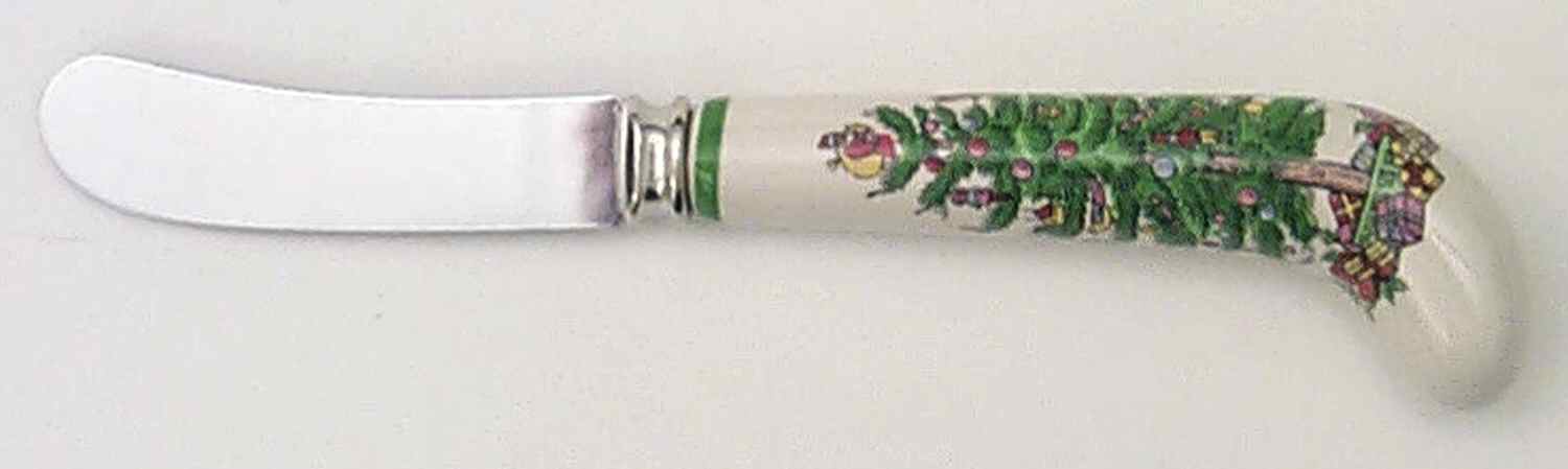 Christmas Tree Individual Canape Knife by Spode-1