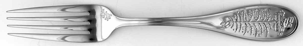 Christmas Tree Dinner Fork (7 1/2" or Larger) All Stainless by Spode-1