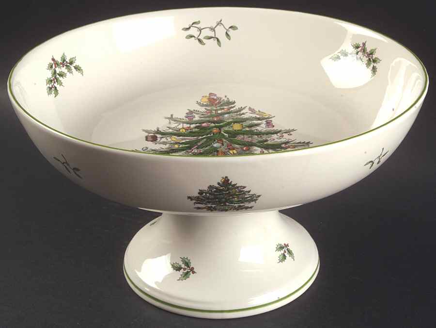 Christmas Tree Footed Centerpiece by Spode-1