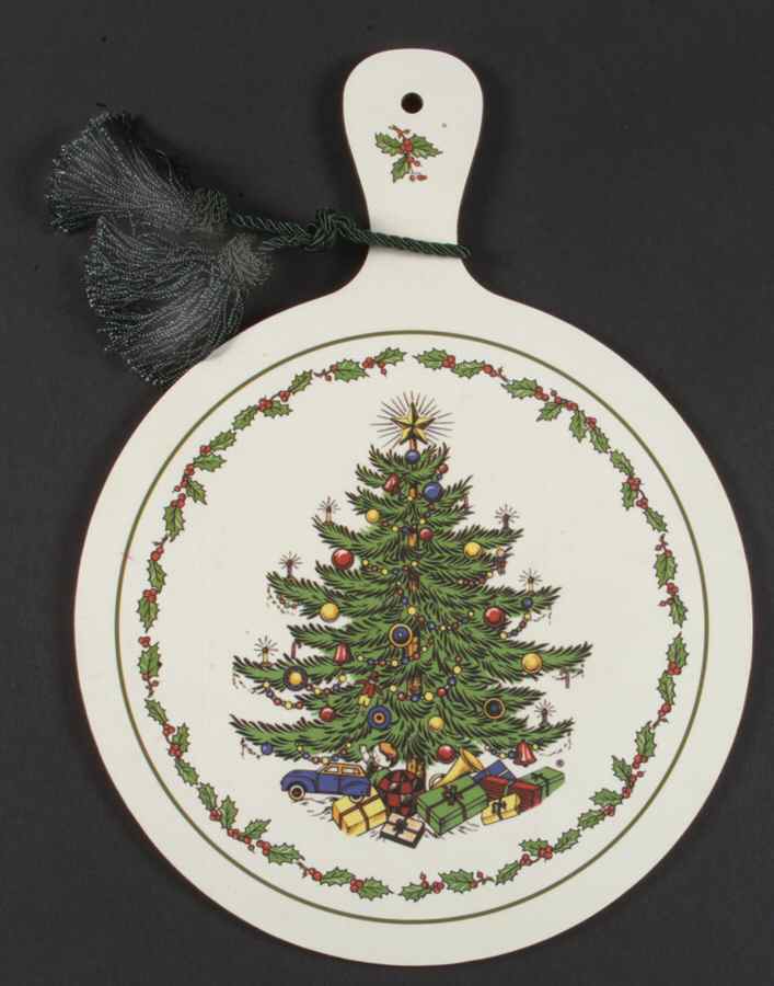 Christmas Tree Round Melamine Cutting Board by Spode-1