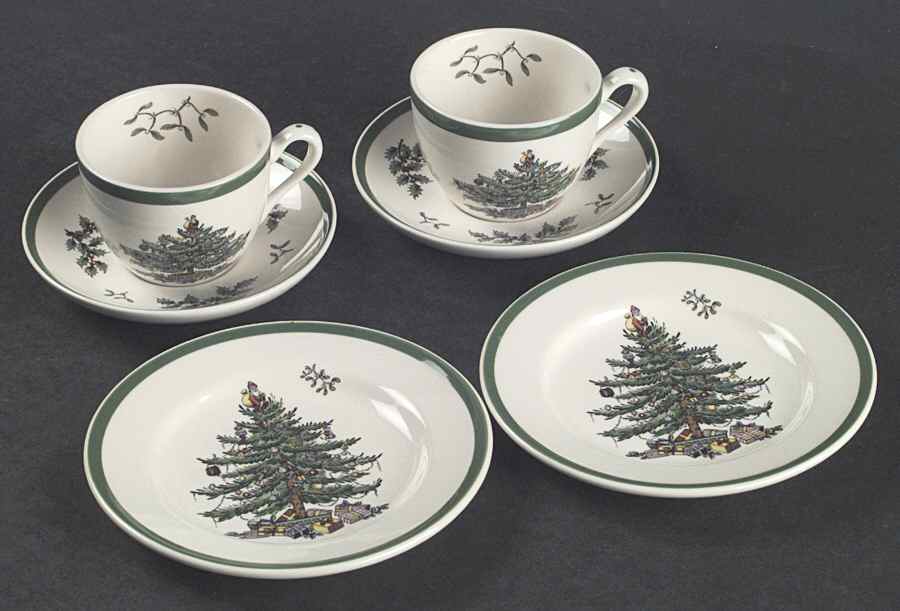 Christmas Tree (6 Piece) Child's Tea Set by Spode-1