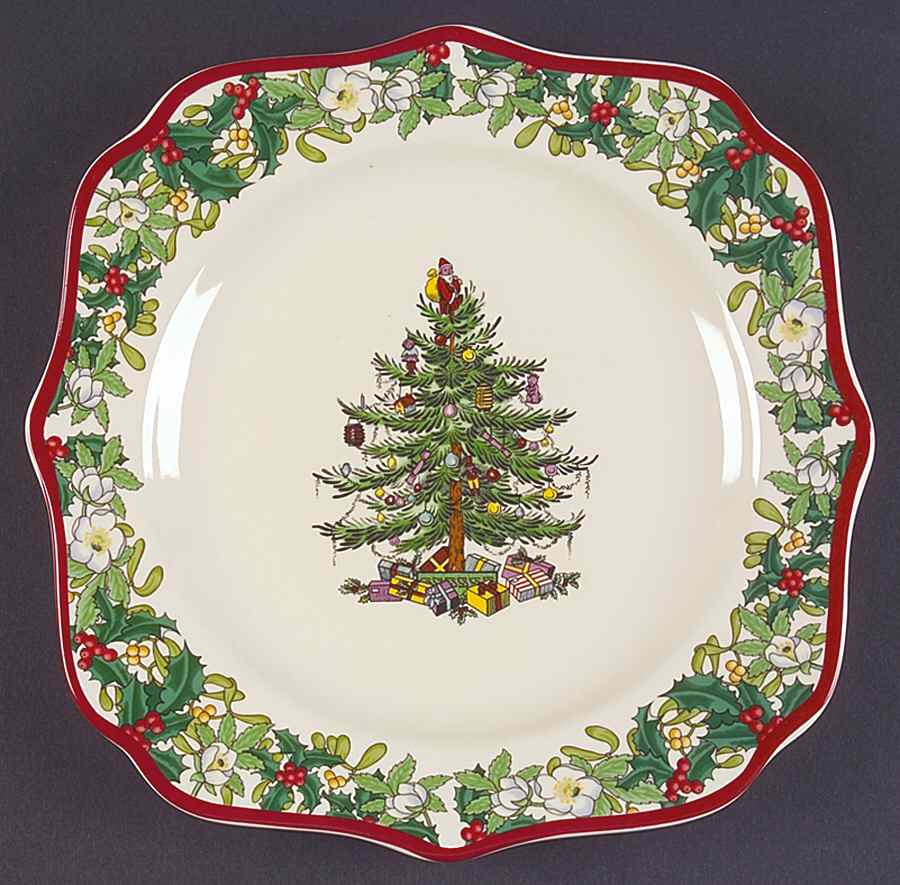 Christmas Tree Fancy Plate by Spode-1