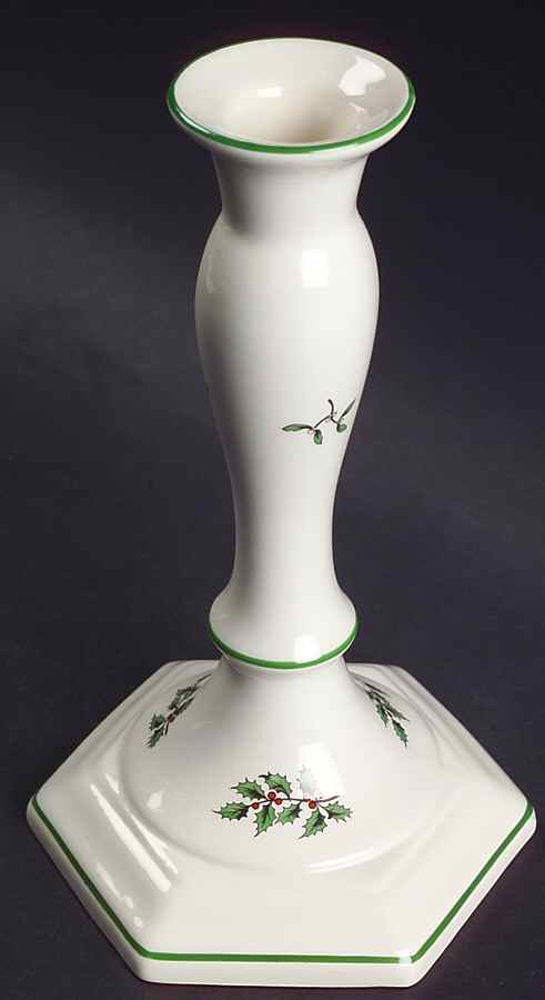 Christmas Tree 6" Candlestick by Spode-1