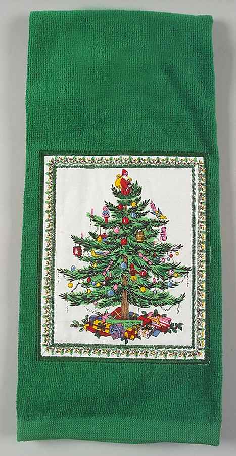 Christmas Tree Dish Towel-Cloth by Spode-1