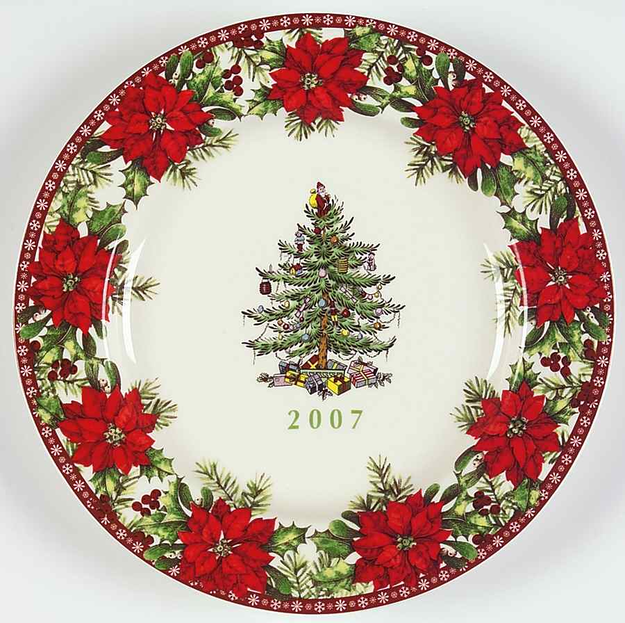 Christmas Tree 2007 Collector Plate by Spode-1