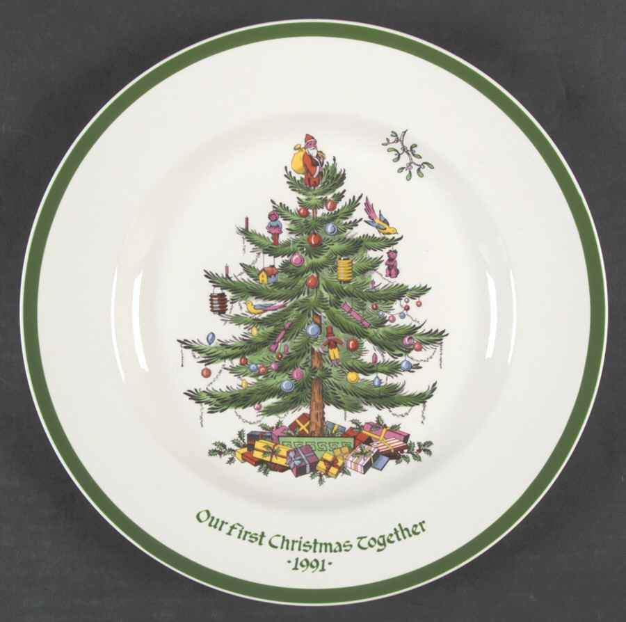 Christmas Tree 1st Christmas 1991 Collector Plate by Spode-1