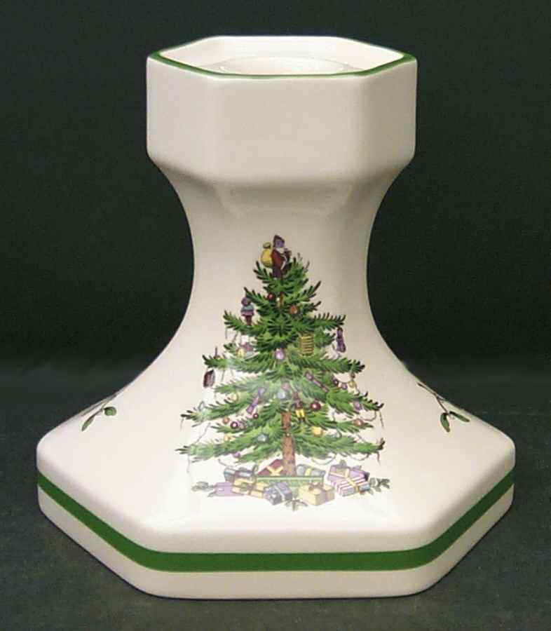 Christmas Tree Small Candlestick by Spode-1