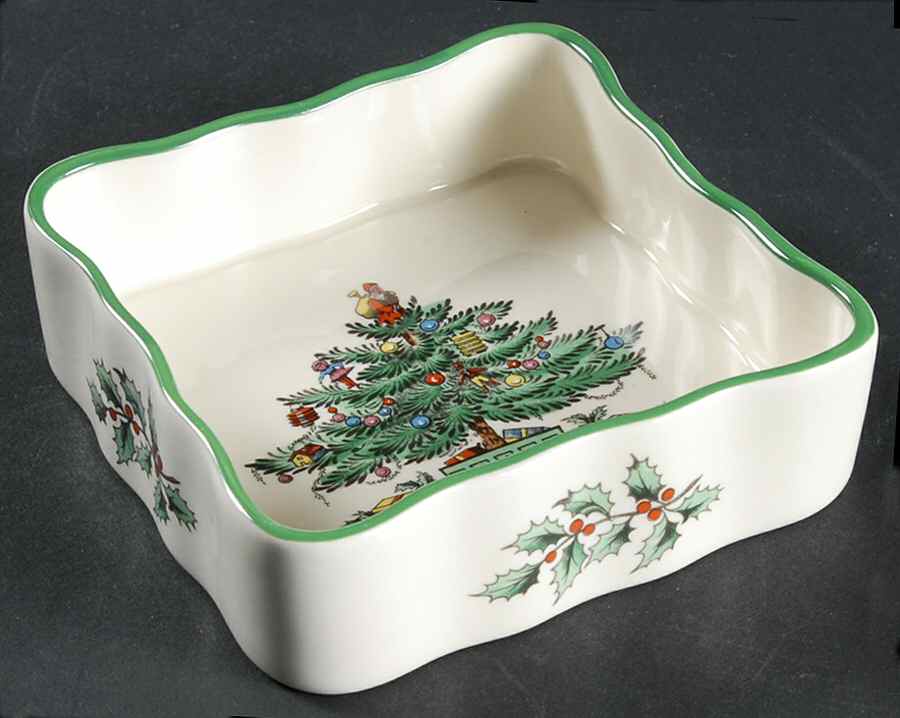 Christmas Tree Hors D'Oeuvre Holder by Spode-1