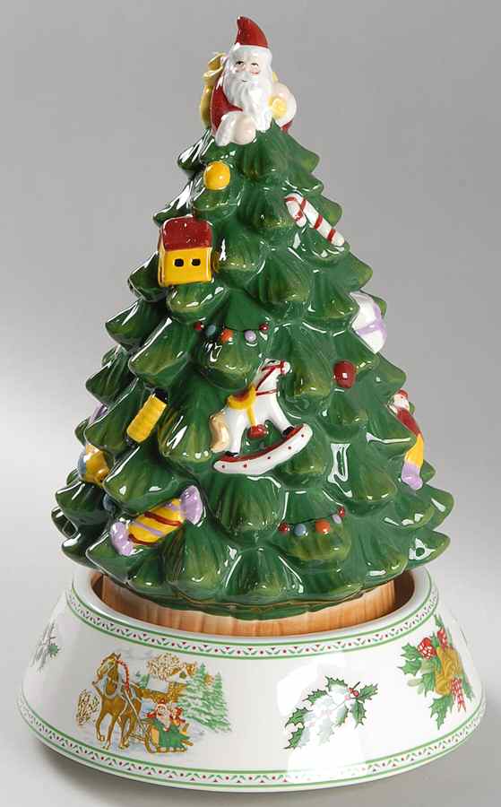 Christmas Tree Christmas Tree Musical Centerpiece by Spode-1