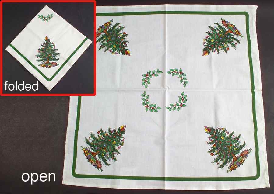 Christmas Tree Cloth Napkin by Spode-1