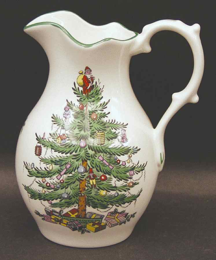 Christmas Tree Miniature Ewer Jug by Spode-1