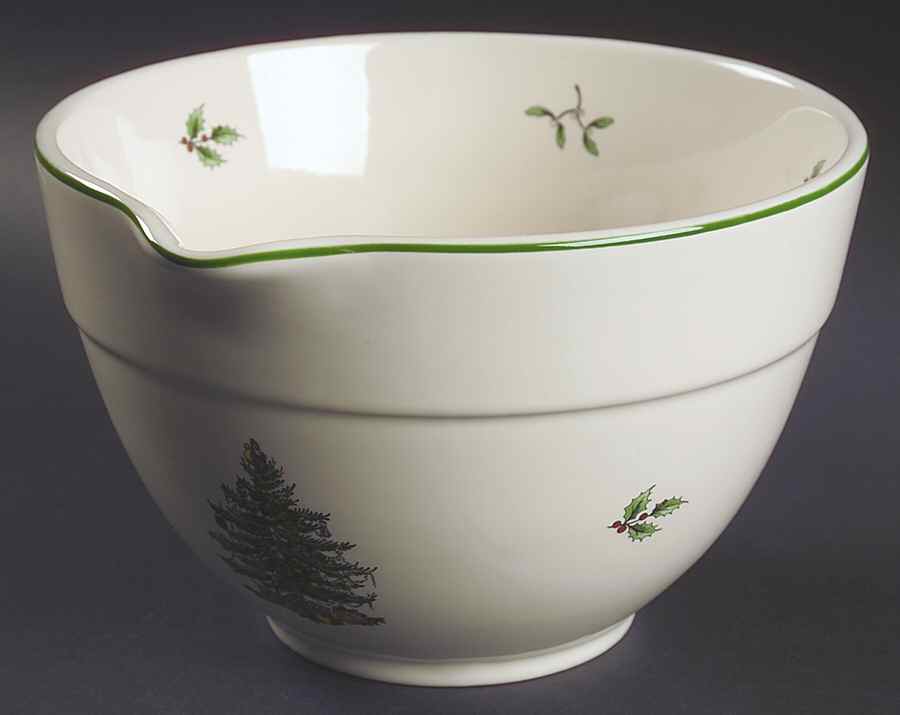 Christmas Tree 8" Mixing Bowl by Spode-1