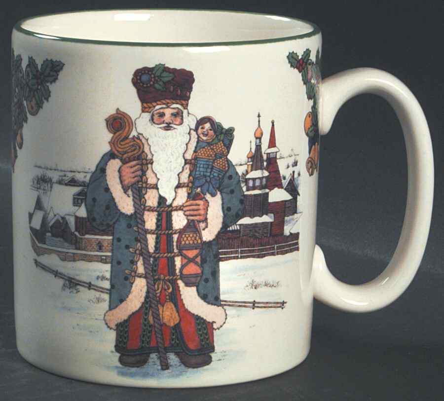 Christmas Tree Santa's  Around the World Mug by Spode-1
