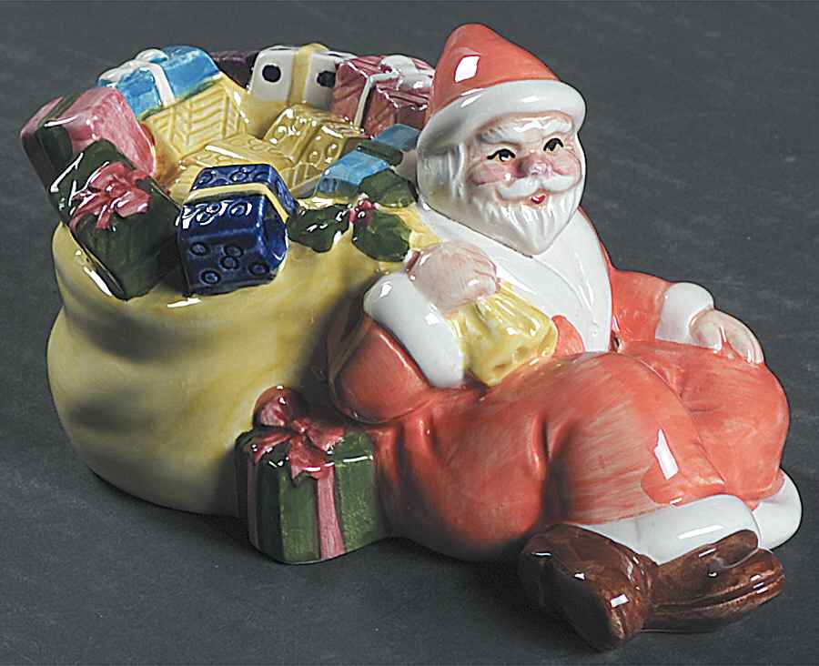 Christmas Tree Santa Votive Candleholder by Spode-1