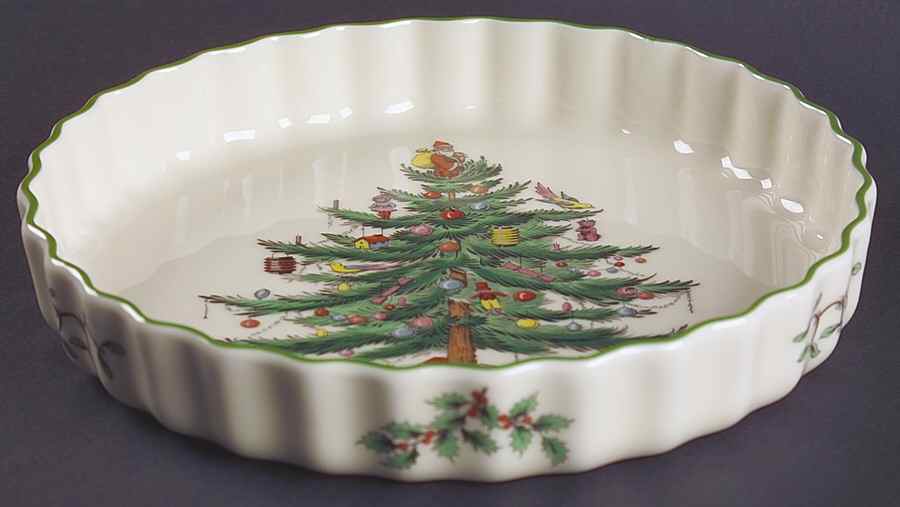 Christmas Tree 8" Quiche by Spode-1