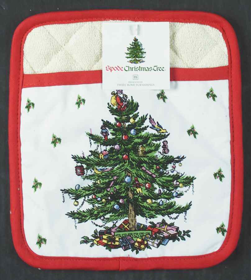 Christmas Tree Cloth Potholder by Spode-1