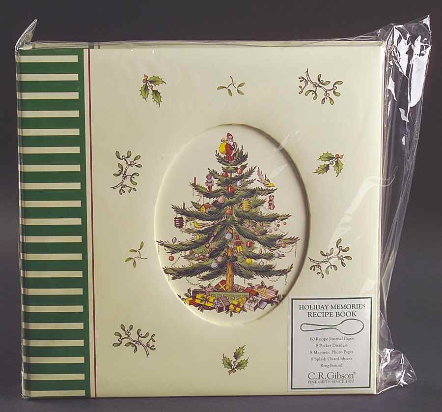 Christmas Tree Recipe Book by Spode-1