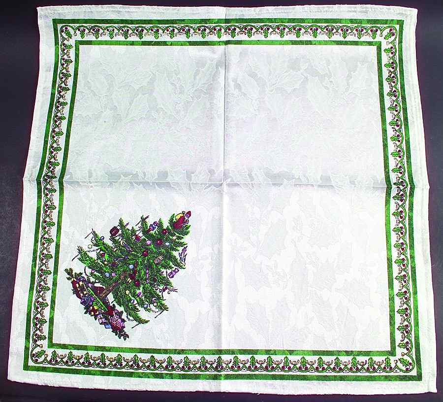Christmas Tree 20" Cloth Napkin - Set of 4 by Spode-1