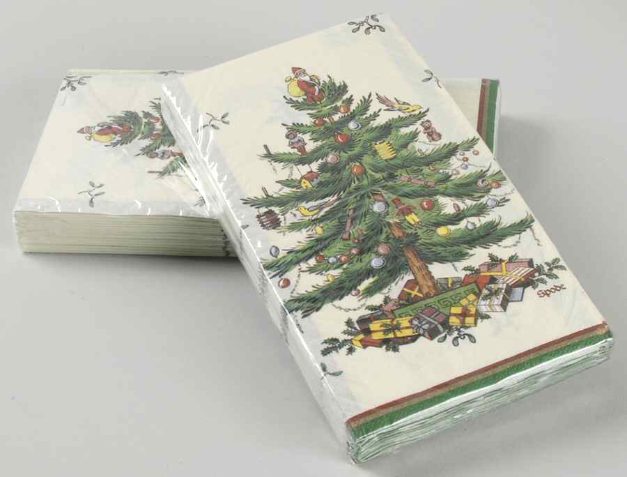 Christmas Tree Package of Paper Guest Towel Napkins by Spode-1