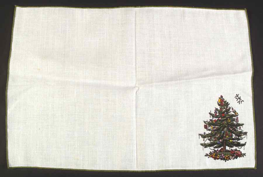 Christmas Tree Cloth Placemat by Spode-1