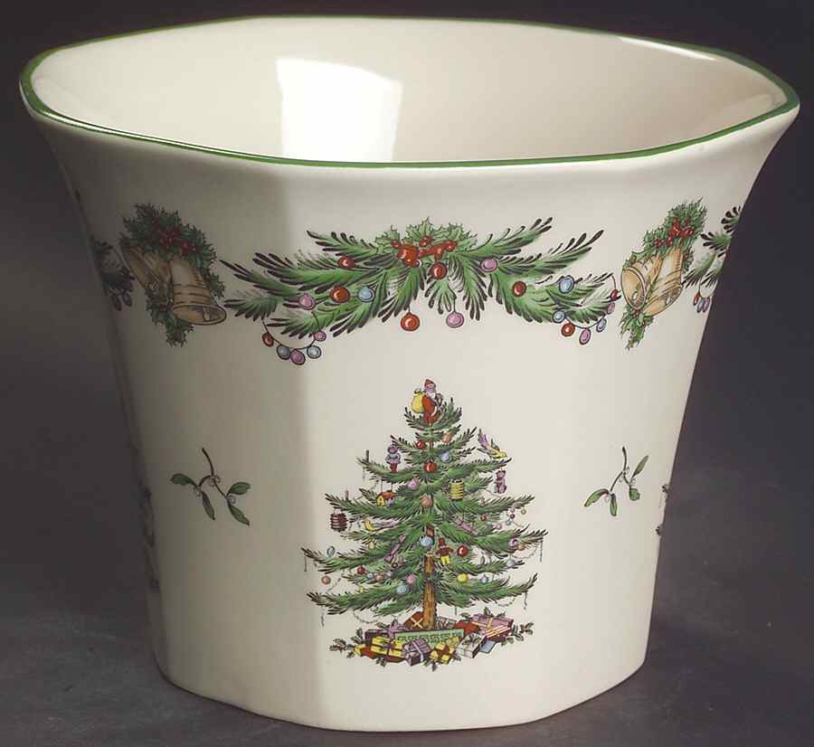 Christmas Tree Annual Poinsettia Pot, 2005 by Spode-1